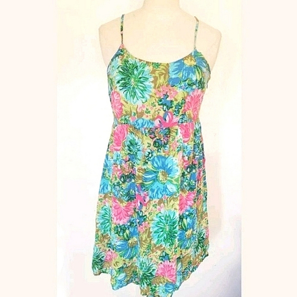 🌻FOREVER 21 Medium Blue Floral Dress